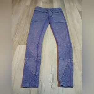 FP Movement by Free People Purple Textured Leggings